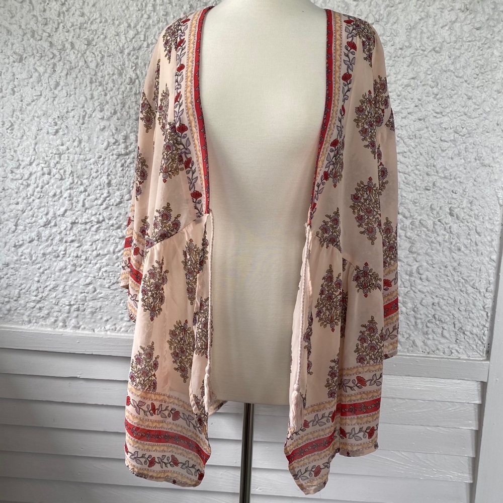 Floral Printed Kimono